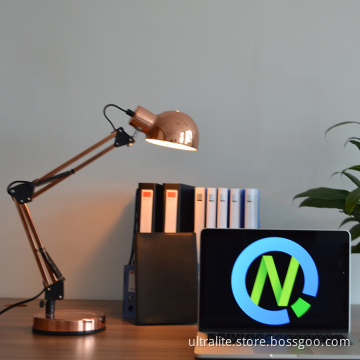 Moderne einstellbare Metallschwung Arm Arm Tischlampe Schwere Architektisch -Tischlicht für Studio/Büro